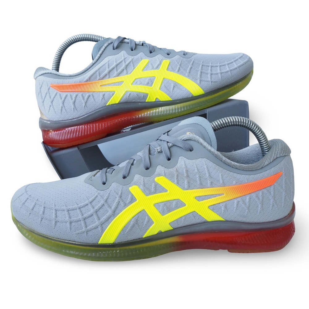 Asics Gel Quantum Infinity Flash Coral 1022A051 Womens 9 Grey Yellow Running
